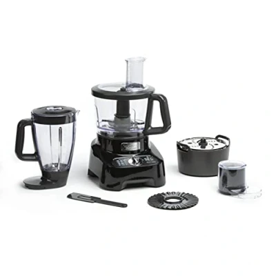 Immagine di Moulinex FP8218 Double Force Robot da Cucina Multifunzione All in One, 3L, 1000W, 6 Velocità, 8 Accessori, 28 Funzioni, Frullatore e Tritatutto