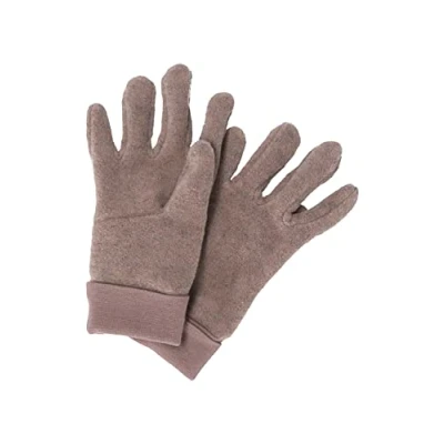 Immagine di Sterntaler Fingerhandschuhe aus Microfleece, mit Elastischem Bündchen Guanto, Melange Marrone, 7 Unisex Bambini e Ragazzi