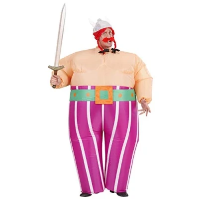 Immagine di &quot;VIKING&quot; (airblown inflatable costume, belt, helmet with plaits) (4 x AA batteries not included) (One Size Fits Most Adult)