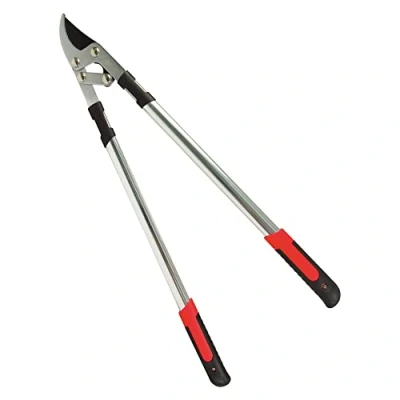 Immagine di Amig Forbici da potatura a due mani Manico in alluminio e lama rivestita Teflon 76 cm taglio bypass Capacità di 45 mm Per rami verdi umidi alberi arbusti