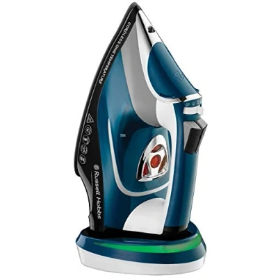 Immagine di Russell Hobbs Ferro da stiro Senza fili con Base di Ricarica e Una Temperatura Ottimale per Tutti i Tessuti 2600 W; Colpo Vapore Extra 210 g/min, One Perfect Cordless26020 56