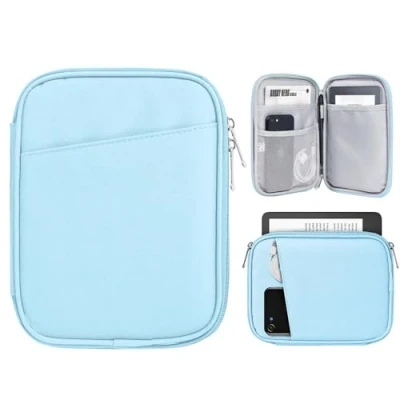 Immagine di TiMOVO 6 7 Pollici Custodia per Tablet Nuovo Kindle Paperwhite E Colorsoft Signature Edition, Protettiva con Tasca Reader/Kindle Oasis, Baby Blu