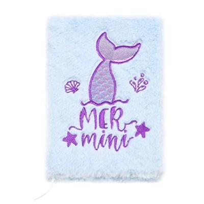 Immagine di Exerz Simpatico Quaderno A Sirena/Journal, Diario/Blocco Note Magico, Per Ufficio/Scuola/Regali. Alla Moda Da Possedere, Comodo Trasportare E Utilizzare In Ologramma Rosa.
