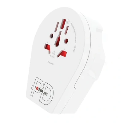 Immagine di Skross 1.500291 Adattatore da viaggio Country Adapter World to UK USB C20PD