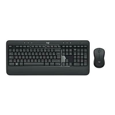 Immagine di Logitech MK540 Advanced Combo Tastiera e Mouse Wireless per Windows, Layout ‎Olandese Belga AZERTY Nero