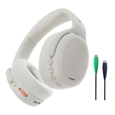 Immagine di Skullcandy Crusher ANC 2 Cuffie Wireless Over Ear con Cancellazione del Rumore, Sensory Bass, Skull iQ, Extra Charging Cable 50 Ore di Autonomia, Compatibili Alexa, Bluetooth, Bone