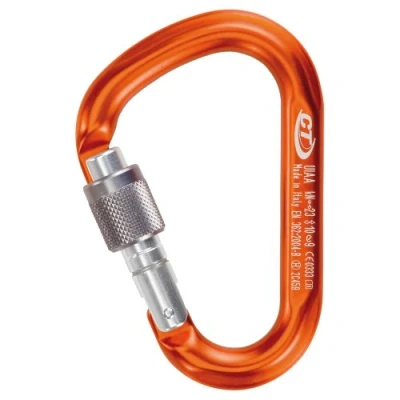 Immagine di Climbing Technology Snappy SG, Moschettone HMS Unisex Adulto, Arancione, Taglia Unica