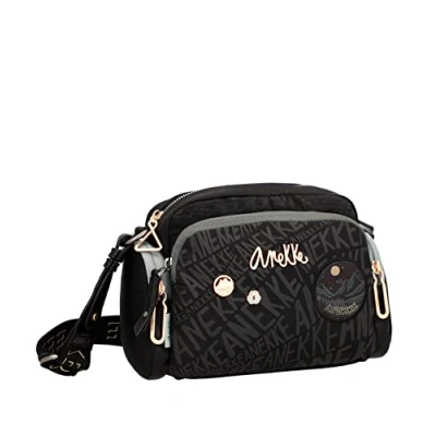 Immagine di Anekke Borsa Donna a tracolla media in ecopelle con 1 manico e chiusura lampo Valigia mano Collezione Voice Nature Woods accessori 26 x 18 11