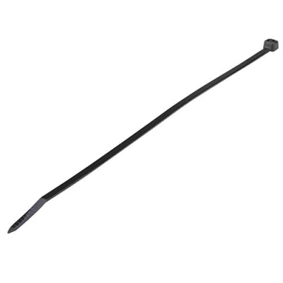 Immagine di Poly Pool PP0311.12Q Set di 100 Fascette Fermacavi/Stringicavo, 3.6 mm x 300 mm, Diametro Serraggio da 3 a 80 Nero