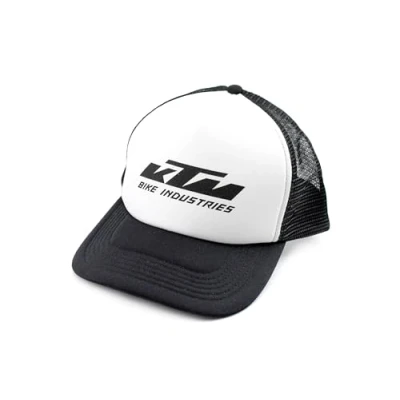 Immagine di KTM Factory Team Mesh Back Trucker Cap Bianco, Taglia unica