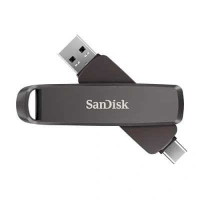 Immagine di SanDisk Extreme PRO DUAL chiavetta USB 1TB, Pendrive Type C + A, velocità di lettura fino a 1000 MB/s, Crittografia dei dati, backup automatico, gestione e il recupero file,