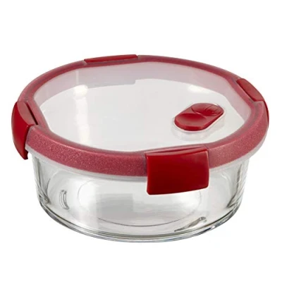 Immagine di Keter Cook contenitore di vetro, Trasparente/Rosso, 20 x 8 cm, Set 4 Pezzi