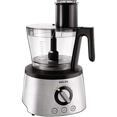 Immagine di Philips Domestic Appliances Robot Da Cucina 1300 W, 32 Funzioni, Recipiente 3.4 L, Powerchop, Lama In Acciaio Inox E Dischi, Hr7778/00, Argento