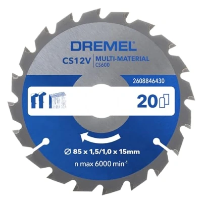 Immagine di DREMEL Multi Material Kreissägeblatt 85mm CS600 2608846430 Lama circolare 1 pz.