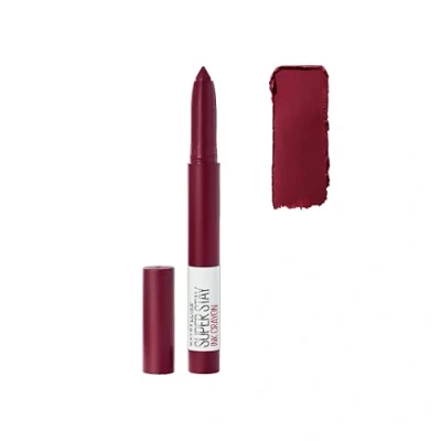 Immagine di MAYBELLINE New York Rossetto Matita SuperStay Ink Crayon Colore Matte a Lunga Tenuta, 55 Make it Happen