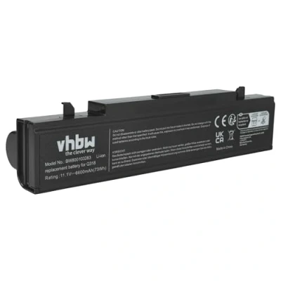Immagine di vhbw 1x batteria compatibile con Samsung NP300E7A, NP300V4A, NP305E7A, NP355V5C notebook (6600mAh, 11,1V, Li Ion)