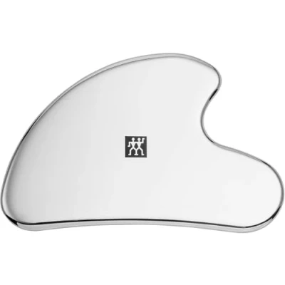 Immagine di ZWILLING Massaggiatore per il viso (Gua Sha, trattamento del la rigenerazione e vitalità, effetto detox, raffreddamento), acciaio inossidabile, premium, argento