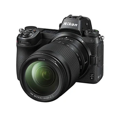 Immagine di Nikon Z 6II + Obiettivo 24 200 f/4 6,3 VR, Fotocamera digitale ibrida Full Format (24,5 MP, 4K/30p, raffica 14 fps, stab su sensore a 5 assi, doppio slot SD e XQD o CFexpress)