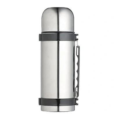 Immagine di OCEANO Termos caffè Termica Ermetica Bottiglia in acciaio inox Contenitore Bevande Fredde Calde termico Argento Grigio (750ml)