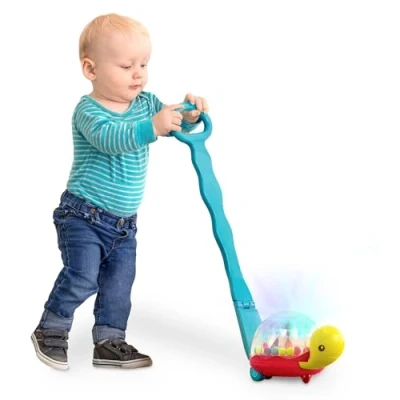 Immagine di B. toys Tartaruga Luminosa trainabile Primi Passi Light Up Turtle, Colore Unico, BX1647Z