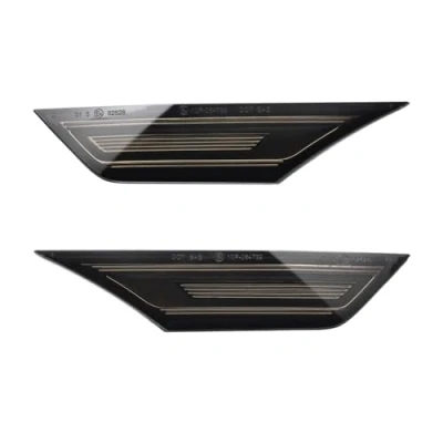 Immagine di Set di indicatori direzione laterali LED compatibile con Honda Civic X 2016 2022 Grigio incl. luci dinamiche &amp; luce posizione