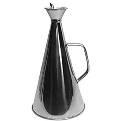 Immagine di ILSA 383 Oliera Anti Goccia in Acciaio Inox, Colore: Argento 3/4 l