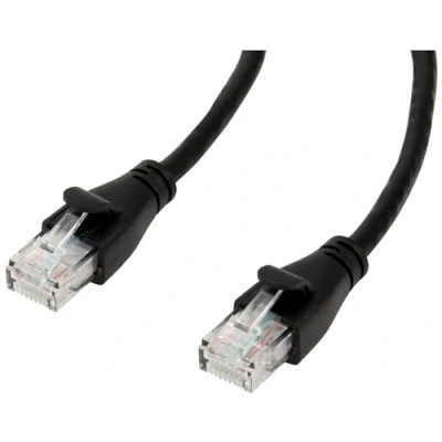 Immagine di Amazon Basics Cavo patch Ethernet di Cat6 con connettori RJ45, 4m (confezione da 10), Nero