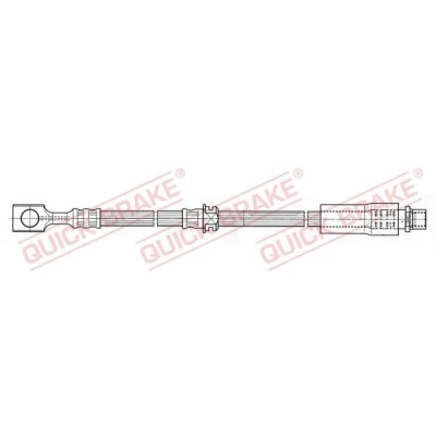 Immagine di QUICK BRAKE 50.064 Tubi Freno 410mm con filettatura interna SAAB: 9 3 Cabrio, OPEL: Signum CC