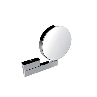 Immagine di Emco cosmetico Rotondo da Bagno, con Braccio snodato, ingrandimento 3X e 7X, Specchio su Entrambi i Lati, 109500117, Metallo, Cromato, Taglia Unica