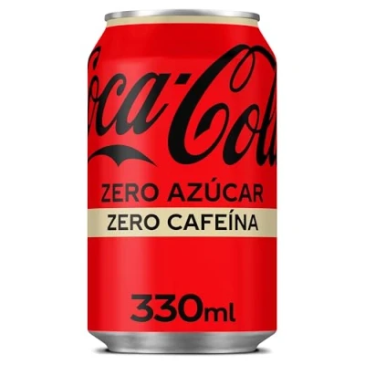 Immagine di Coca Cola Zero (decaffeinato), Lattina 330 ml [pacco di 12]