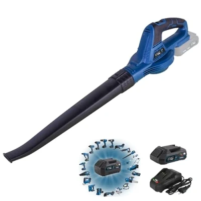 Immagine di ENG PRO Soffiatore a Batteria foglie 20V Linea Professionale ONE4ALL Potenza di Soffiaggio 68 m3/h e Velocità aria 180 km/h 1 2.0 Ah