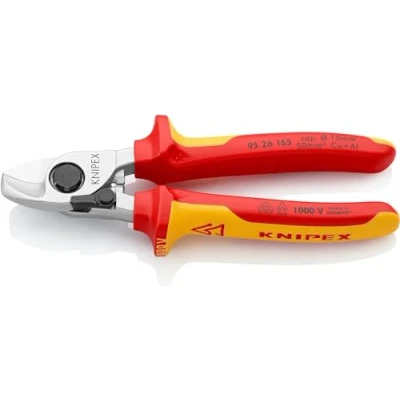 Immagine di Forbici per Cavi Adatto (isolamento) in alluminio e rame, fili singoli multipli 15 mm 50 mm² 0 Knipex Werk 95 26 165