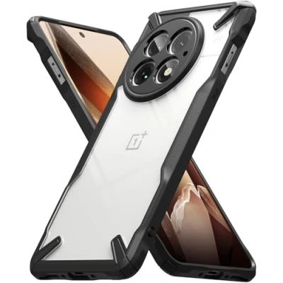 Immagine di Ringke Fusion X Compatibile con Cover OnePlus 13, Custodia Bella e Protettiva Ottimo Grip, Bumper Antiurto Resistente Black