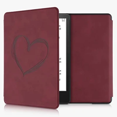 Immagine di kwmobile Cover per Kindle Paperwhite Custodia 6,8 Pollici 11 Generazione 2021 Copertina eReader eBook Reader Case Cuore