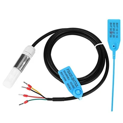 Immagine di Sonda antipolvere Sensore di umidità digitale della temperatura del suolo FS400 SHT3X Uscita in acciaio inossidabile I2C con guscio plastica e plastica(SHT31)