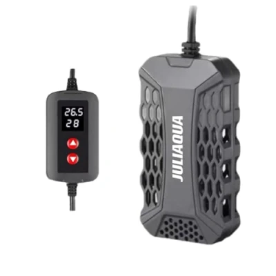 Immagine di JULIAQUA riscaldatore acquario con display temperatura Eco regolabile 25W/50W/100W/150W (Q 25W)