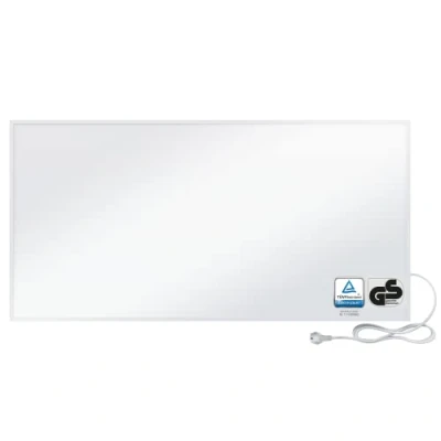 Immagine di BR Bringer riscaldamento a infrarossi, 1200 Watt, elettrico risparmio energetico, 5 anni di garanzia, TÜV GS, marchio qualità tedesco (bianco)