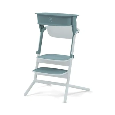 Immagine di CYBEX Gold LEMO Learning Tower Set, per Trasformare il Seggiolone in Torre di Apprendimento, 1 5 Anni (fino a 25 kg), 2 Tappetini Antiscivolo un Silicone Sedile e Poggiapiedi, Stone Blue