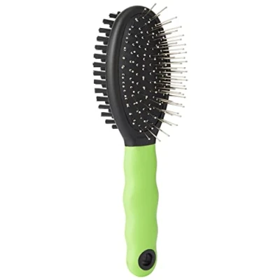 Immagine di Ferplast Spazzola combinata per gatti GRO 5798, Delicate punte arrotondate, Setole morbide, Ideale animali a pelo corto, medio e lungo, 19,5 x 5,5 h cm