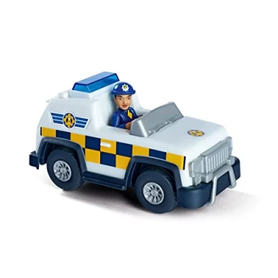 Immagine di Simba 109252508 auto della polizia Sam, 4 x 4, con statuetta rosa 7 cm, polizia, 16 a partire dai 3 anni in su