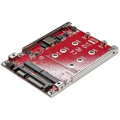 Immagine di StarTech.com Adattatore per 2 Dischi SSD M.2 a SATA alloggio da 2,5&quot;, RAID, NGFF