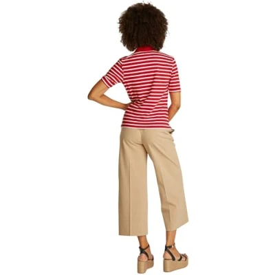 Immagine di Tommy Hilfiger REG Polo, Donna, Taglia: Small, Primary red/ecru