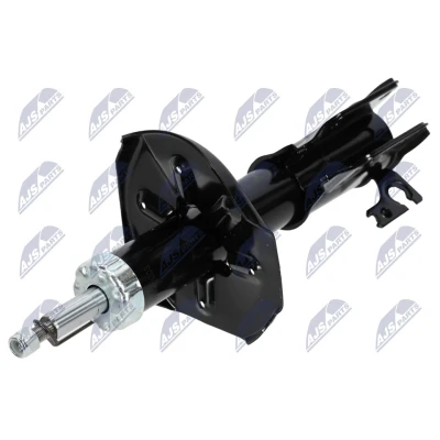 Immagine di NTY A MZ 003 Ammortizzatore Assale anteriore Sx pressione del gas doppio tubo tipo McPherson Spina superiore, Collare inferiore