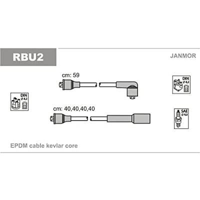 Immagine di JANMOR RBU2 Kit Cavi Accensione RENAULT: Super 5 Hatchback