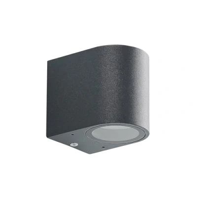Immagine di applique LED da esterni &#039;Fijona&#039; (Moderno) coloreNero, inAlluminio (1 luce, GU10lampadina inclusa) di ELC applique, lampada esterni, outdoor per