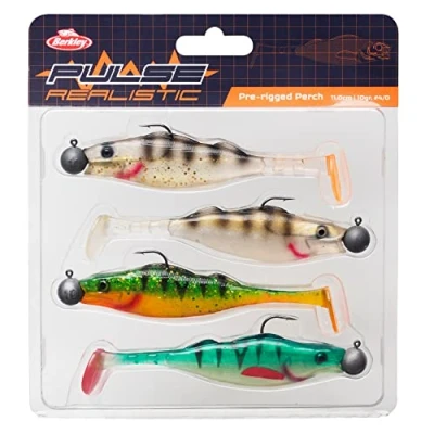 Immagine di Berkley Pulse Realistic Perch Prerigged 11cm Shads