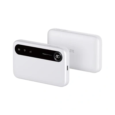 Immagine di ZTE U50, Punto di accesso WiFi portatile 5G con slot SIM sbloccato, Modem router a basso costo per 32 dispositivi domestici/professionali, e 4G+, AX1800 6, fino