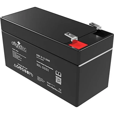 Immagine di Offgridtec Agm Batteria Solare Estremamente Zyklenfest 1,2 Ah 20 Stuende 12 V, 2 01 001975