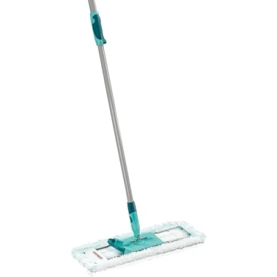 Immagine di Leifheit Mopa Profi XL Micro Duo con bastone telescopico in acciaio, mop professionale custodia per lavaggio, giunto mobile a 360