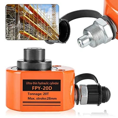 Immagine di Bonvoisin 20T Martinetto Idraulico a Due Pezzi, Sollevamento da 30mm, Altezza 57mm, Superficie Utile 19,6cm², Sollevatore per La Costruzione di Macchinari (DFPY 20T)